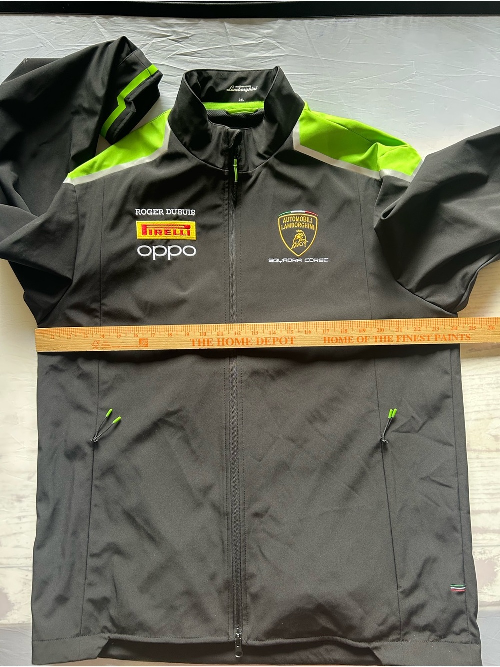 Lamborghini Squadra Corse Team Softshell Jacket 2XL Black